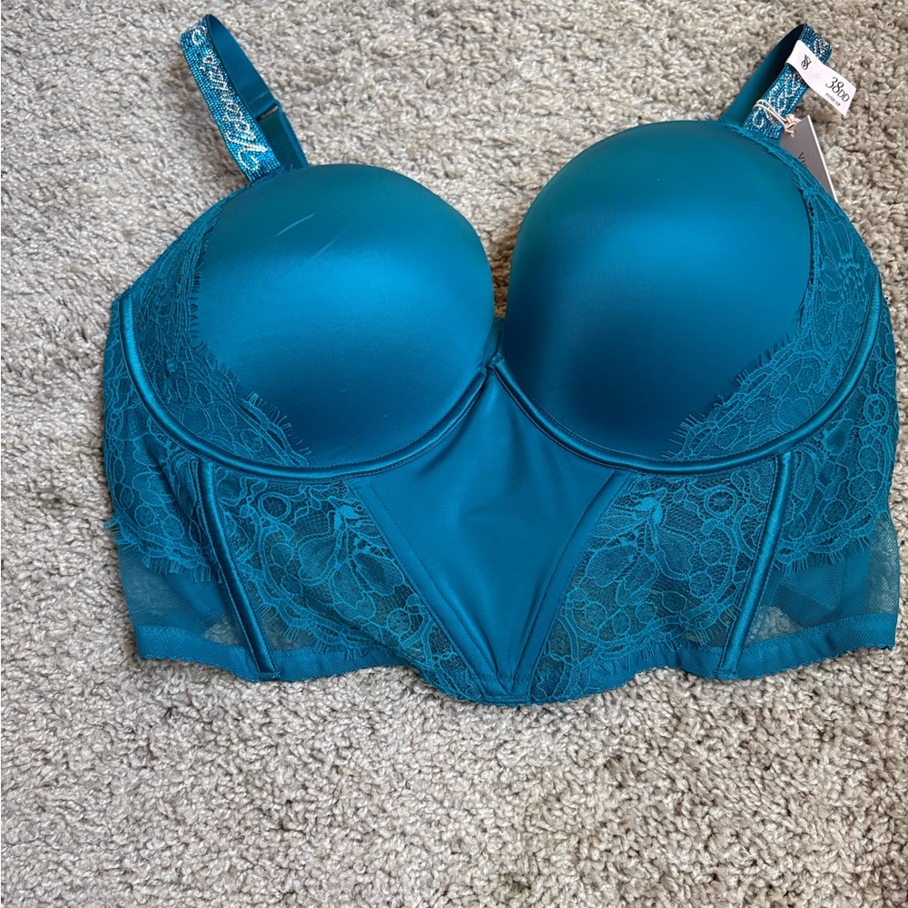 Victoria's Secret Teal Lace Bra